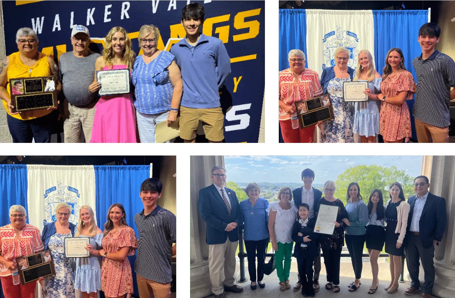 Scholarship presentations across the three Cleveland-area high schools